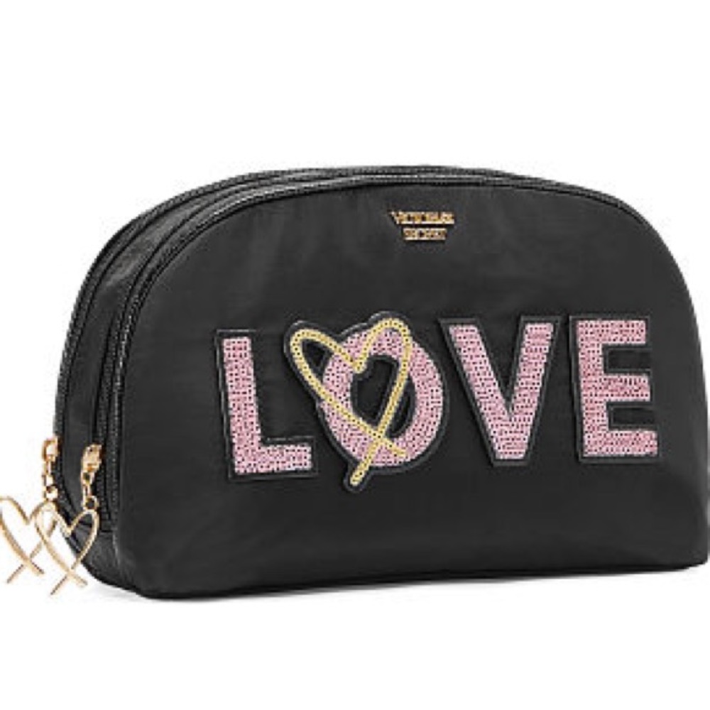 Victoria's Secret Large Runway Patch Glam Bag